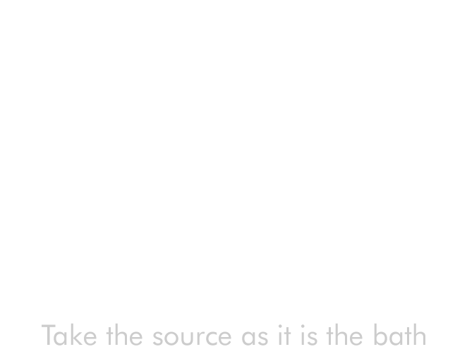 源 Take the source as it is in the bath